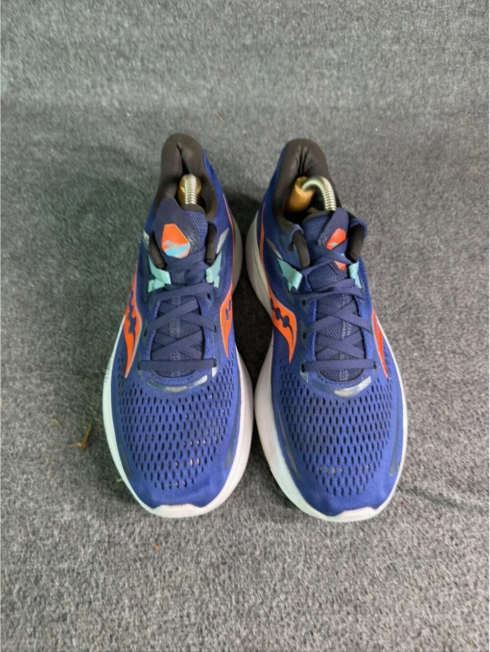 Saucony Ride 15 Mens Size 8.5 Soulstice Blue PWRRUN Running Shoes S20729-91